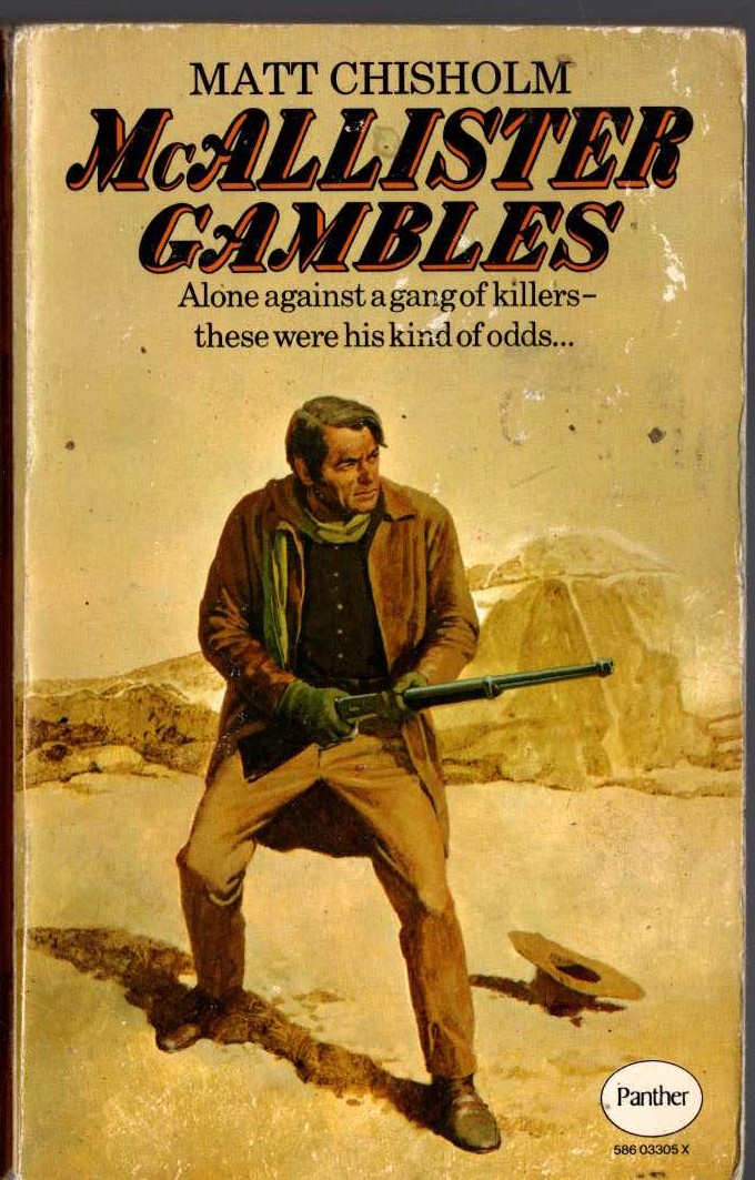 Matt Chisholm  McALLISTER GAMBLES front book cover image