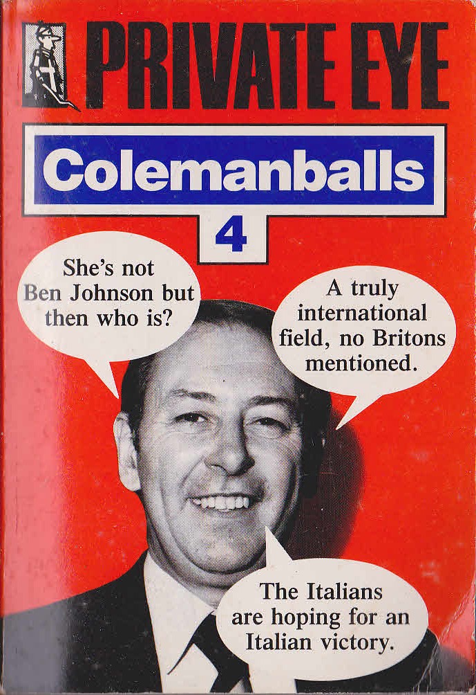 Private Eye   PRIVATE EYE'S COLEMANBALLS 4 front book cover image