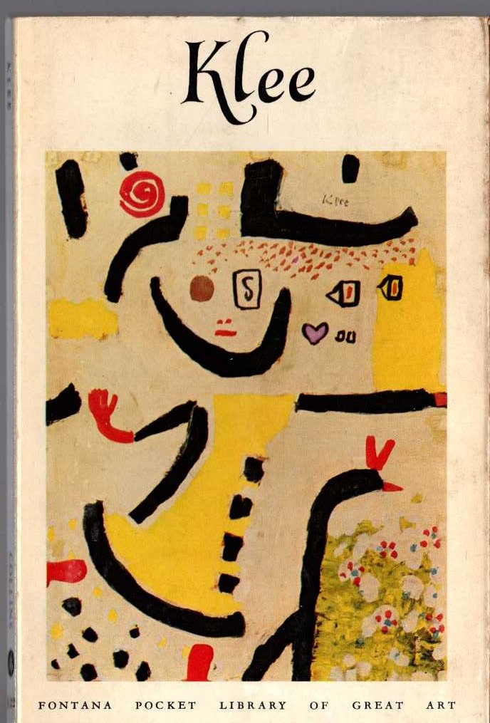 KLEE text byWill Grohmann front book cover image