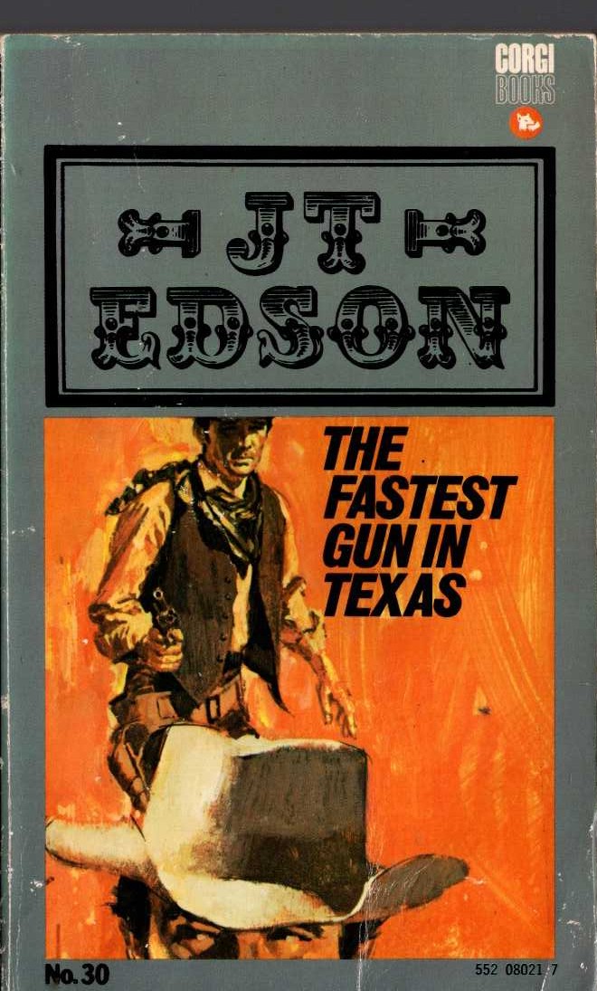 J.T. Edson  THE FASTEST GUN IN TEXAS front book cover image