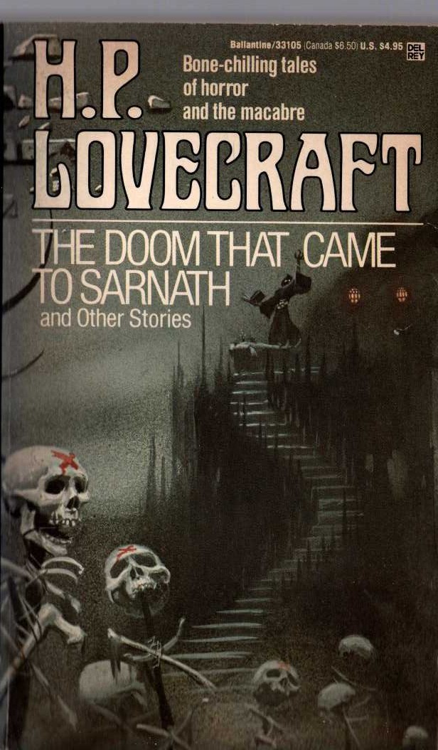 H.P. Lovecraft  THE DOOM THAT CAME TO SARNATH and Other Stories front book cover image