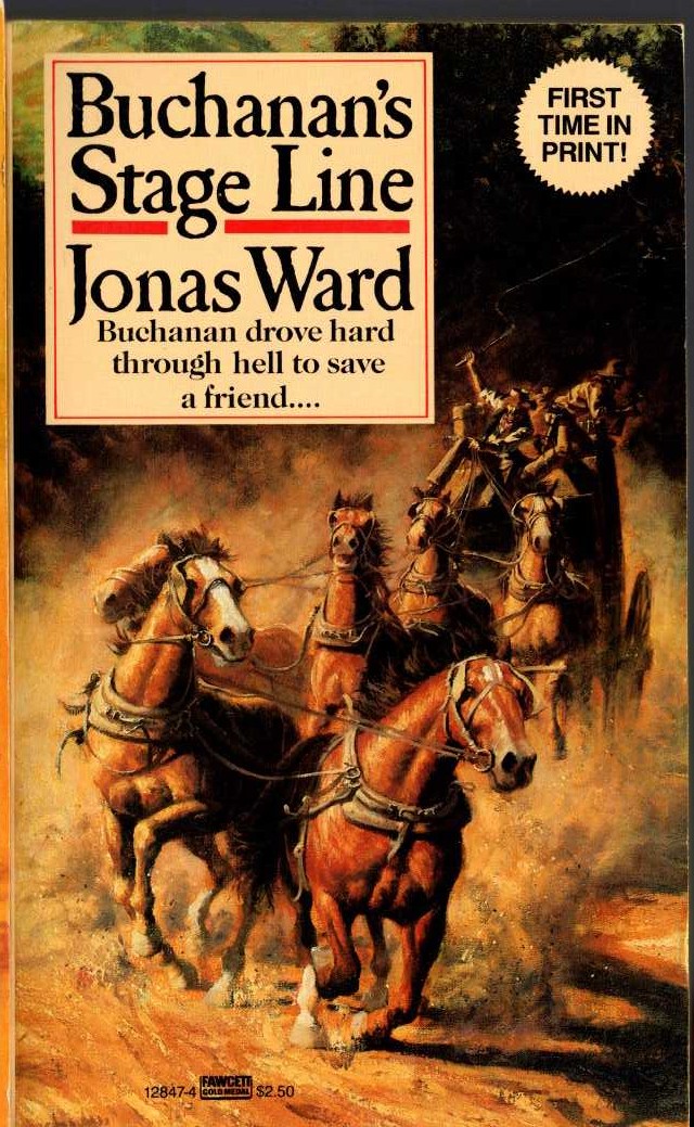 Jonas Ward  BUCHANAN'S STAGE LINE front book cover image