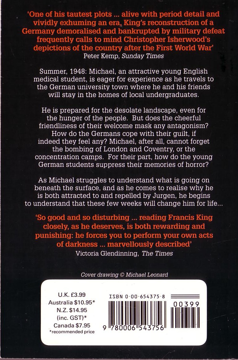 Charles R. Pike  JUBAL CADE 6: THE BURNING MAN magnified rear book cover image