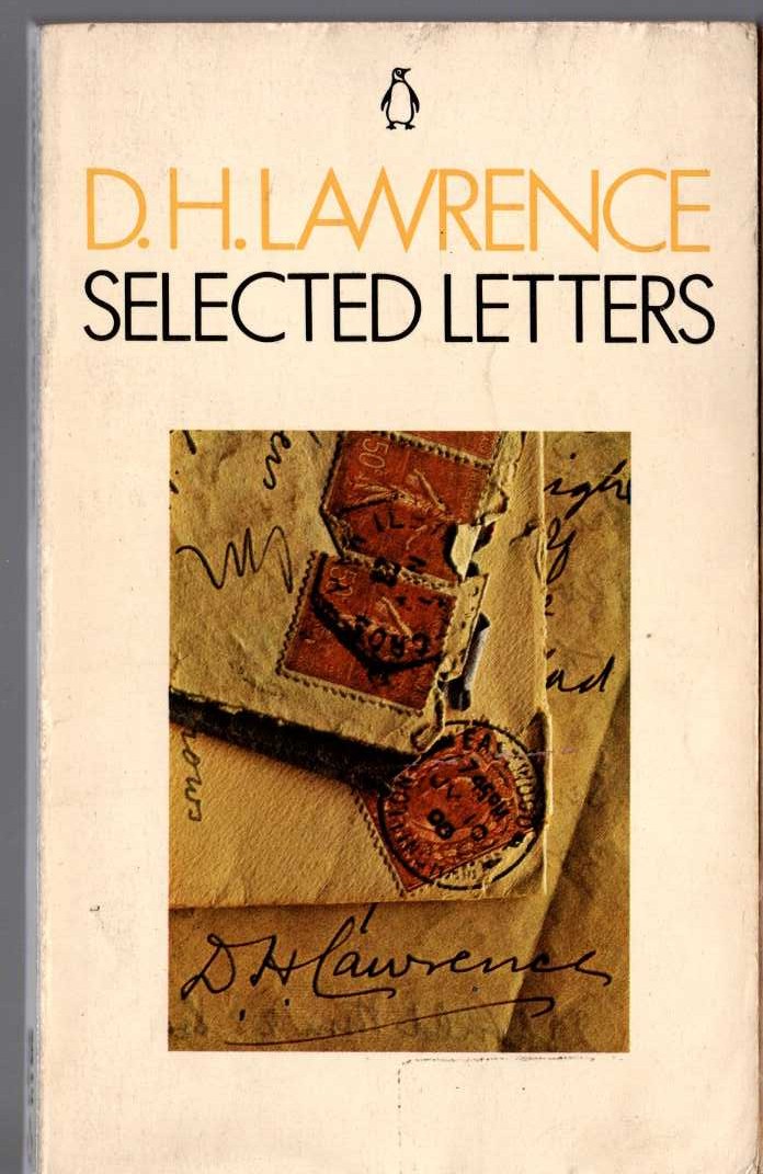 D.H. Lawrence  SELECTED LETTERS front book cover image