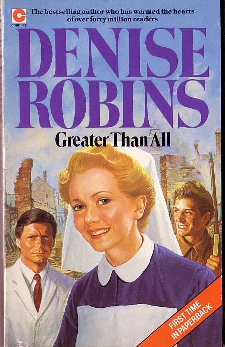 Denise Robins  GREATER THAN ALL front book cover image