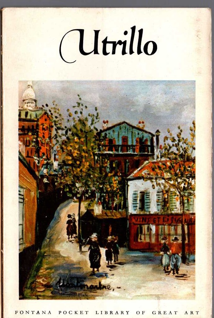 UTRILLO text by Alfred Werner front book cover image