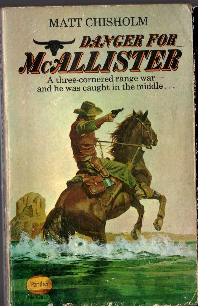 Matt Chisholm  DANGER FOR McALLISTER front book cover image