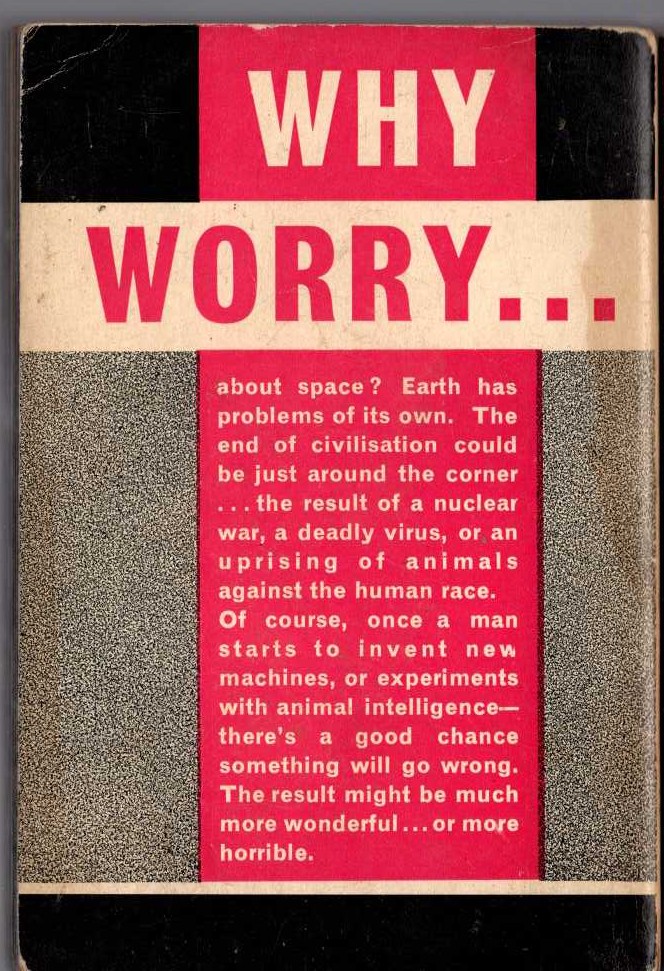 Frank C. Robertson  THE VALLEY OF FRIGHTENED MEN magnified rear book cover image
