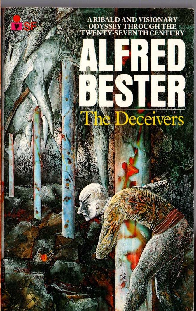 Alfred Bester  THE DECEIVERS front book cover image