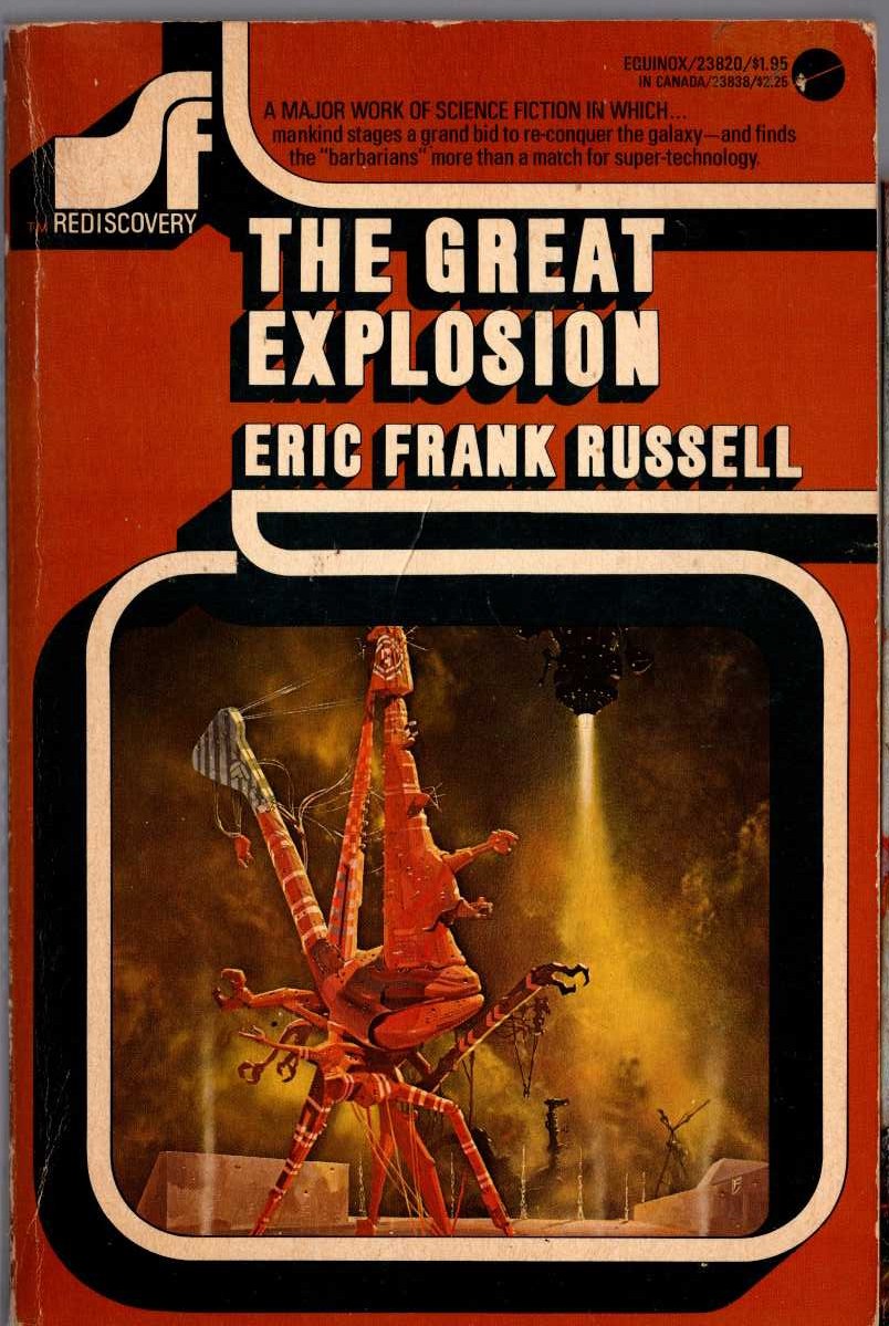 Eric Frank Russell  THE GREAT EXPLOSION front book cover image