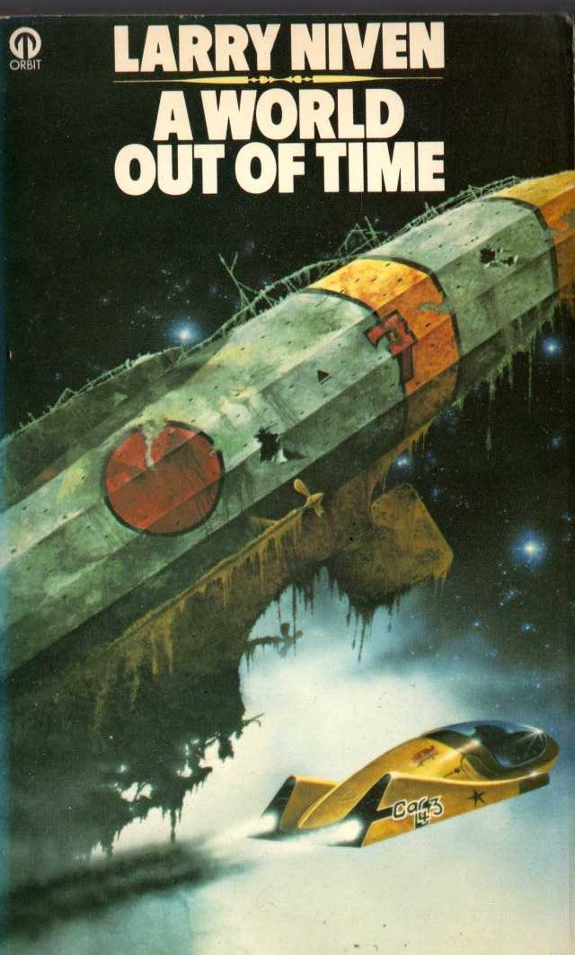 Larry Niven  A WORLD OUT OF TIME front book cover image