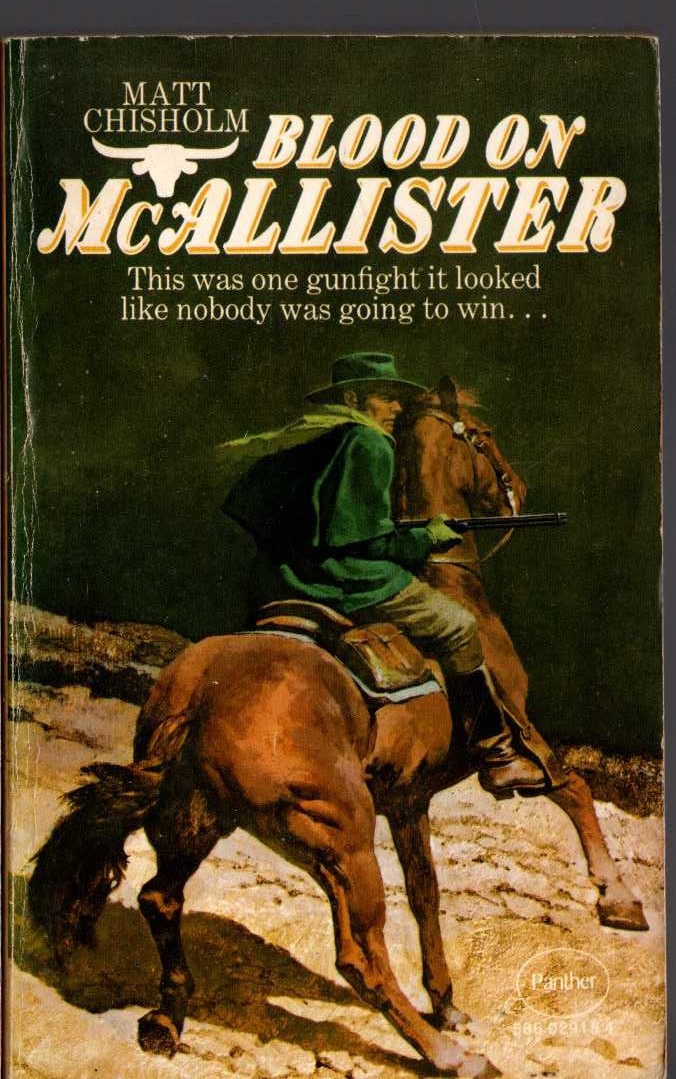 Matt Chisholm  BLOOD ON McALLISTER front book cover image