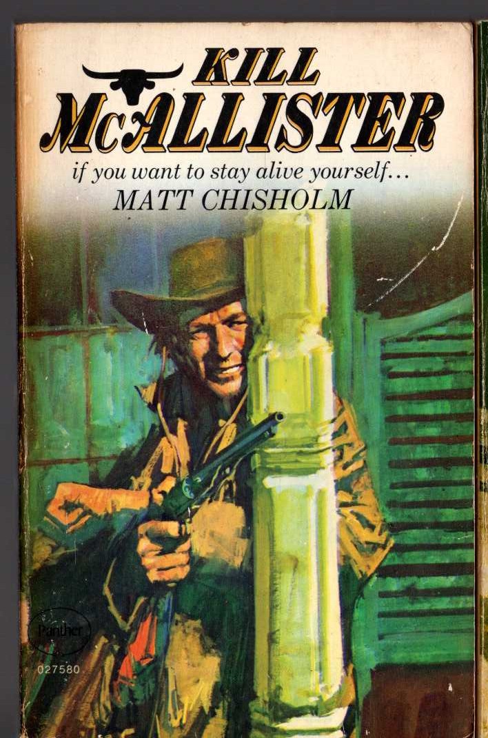 Matt Chisholm  KILL McALLISTER front book cover image