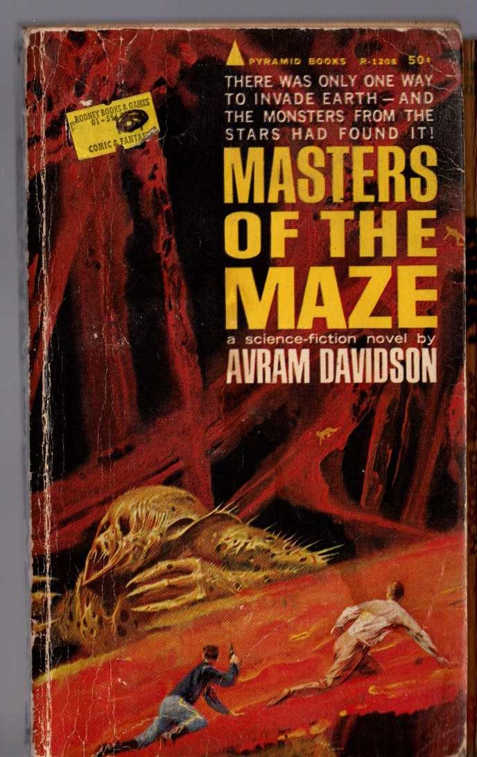 Avram Davidson  MASTERS OF THE MAZE front book cover image