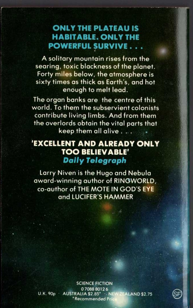 Barry Cord  LAST CHANCE AT DEVIL'S CANYON magnified rear book cover image