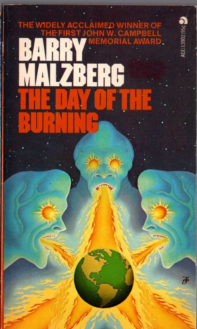 Barry Malzberg  THE DAY OF THE BURNING front book cover image