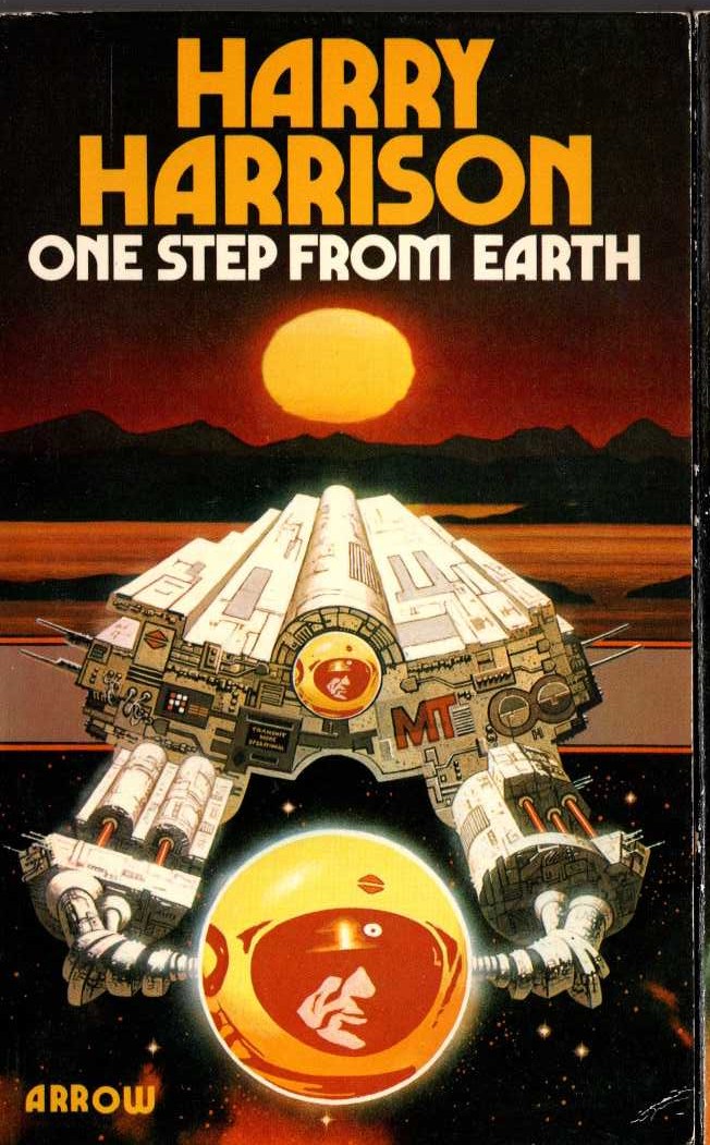 Harry Harrison  ONE STEP FROM EARTH front book cover image