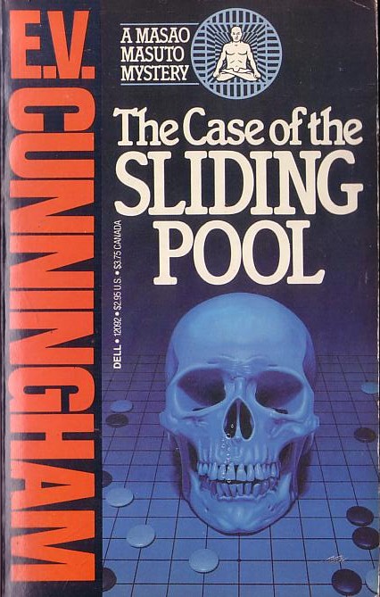 E.V. Cunningham  THE CASE OF THE SLIDING POOL front book cover image