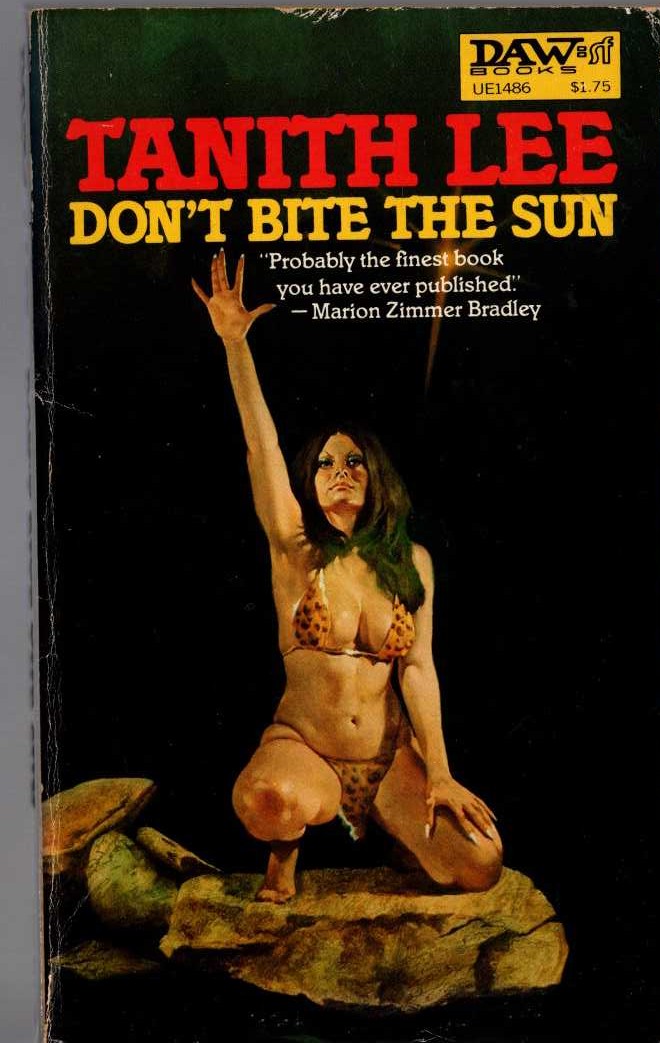 Tanith Lee  DON'T BITE THE SUN front book cover image