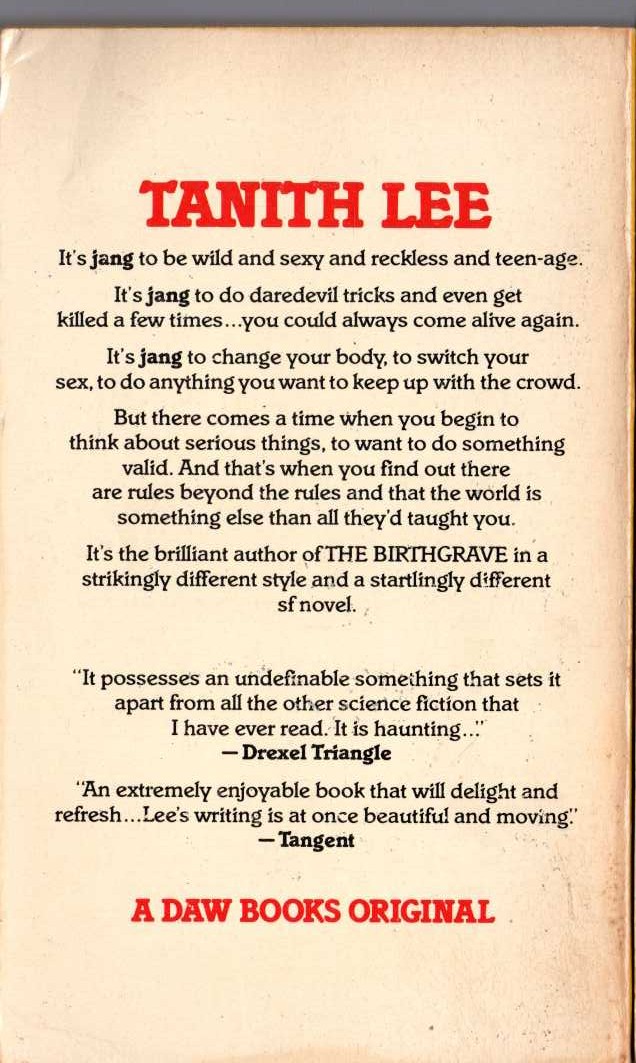 Brian Cleeve  DARK BLOOD, DARK TERROR magnified rear book cover image