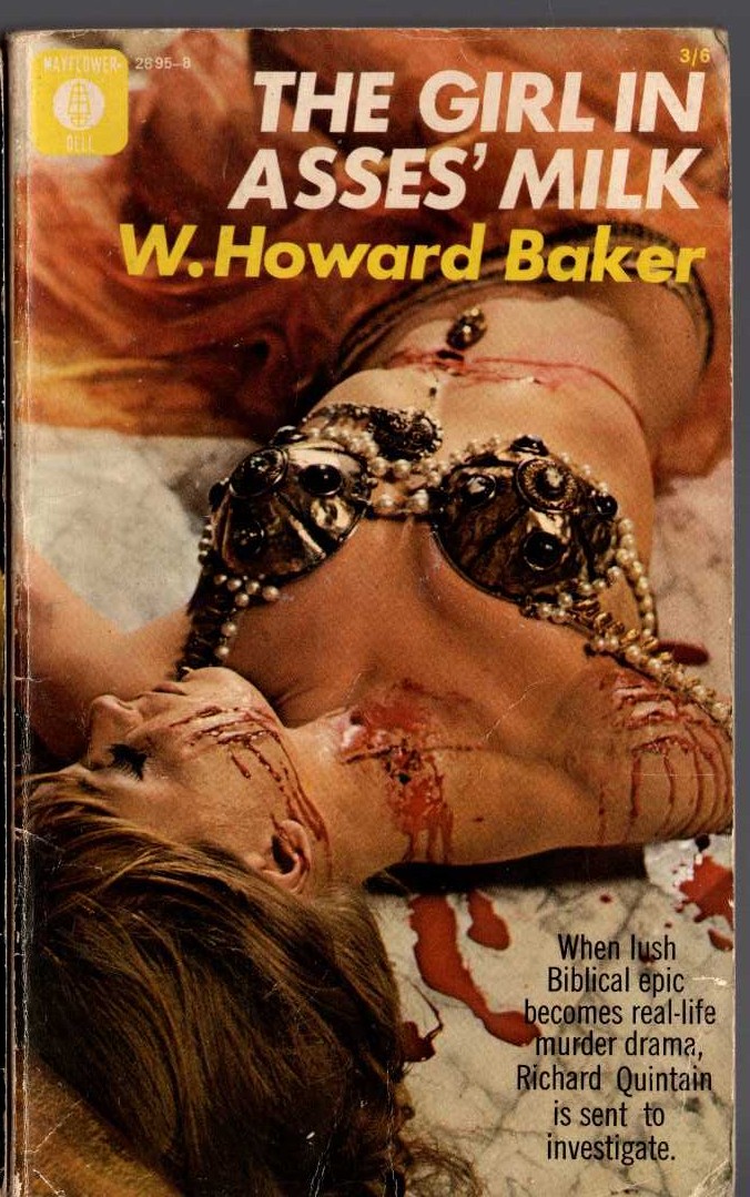 W.Howard Baker  THE GIRL IN ASSES' MILK front book cover image