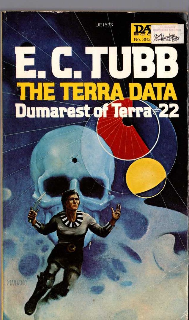 E.C. Tubb  THE TERRA DATA front book cover image