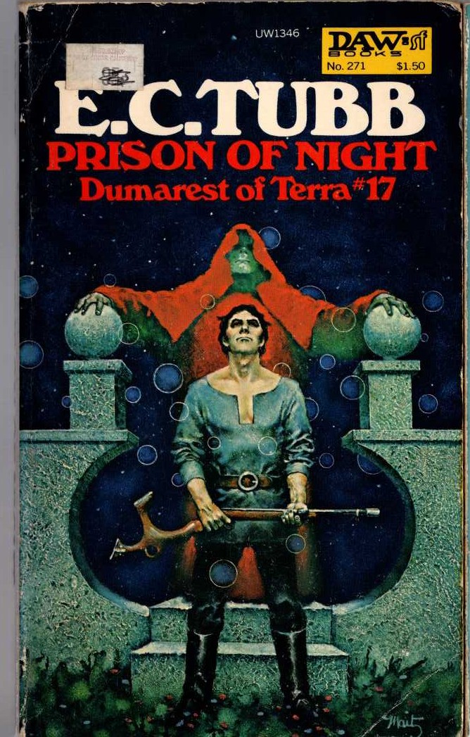 E.C. Tubb  PRISON OF NIGHT front book cover image