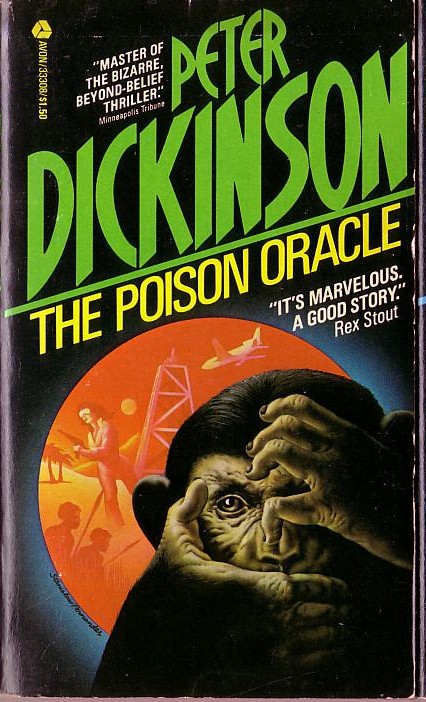 Peter Dickinson  THE POISON ORACLE front book cover image