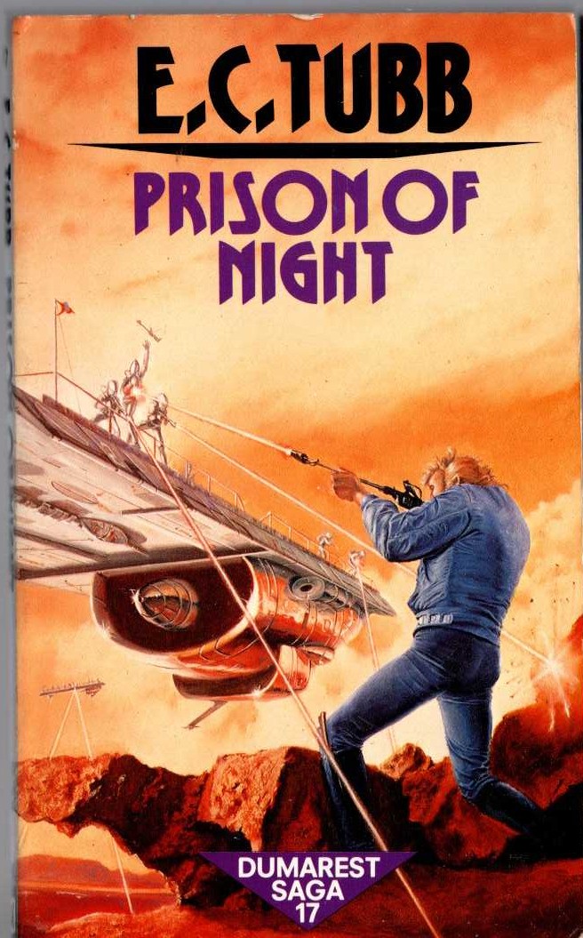 E.C. Tubb  PRISON OF NIGHT front book cover image