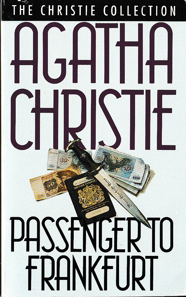 Agatha Christie  PASSENGER TO FRANKFURT front book cover image