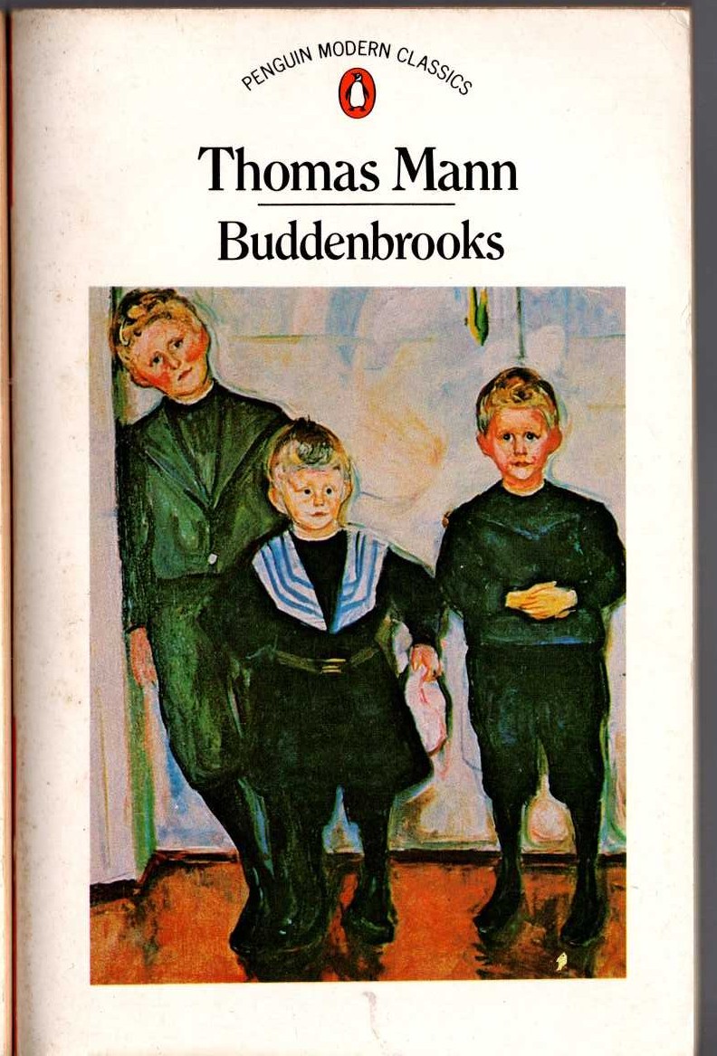 Thomas Mann  BUDDENBROOKS front book cover image
