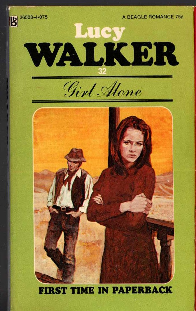 Lucy Walker  GIRL ALONE front book cover image