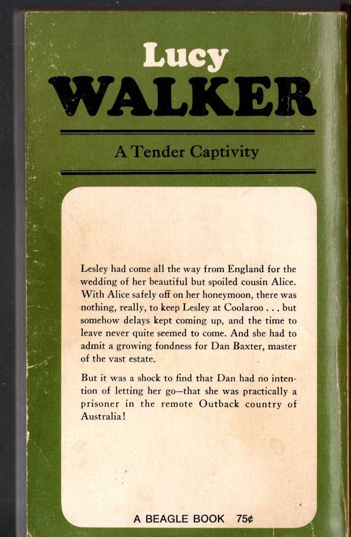 Lucy Walker  SWEET AND FARAWAY magnified rear book cover image