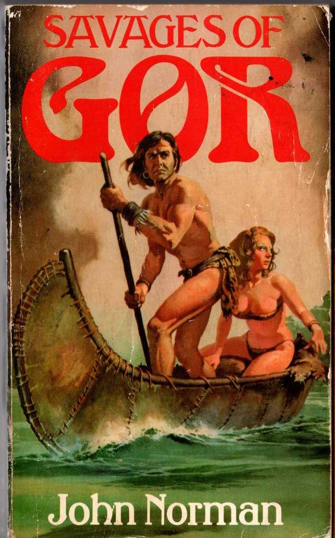 John Norman  SAVAGES OF GOR front book cover image