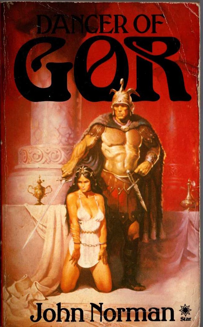 John Norman  DANCER OF GOR front book cover image