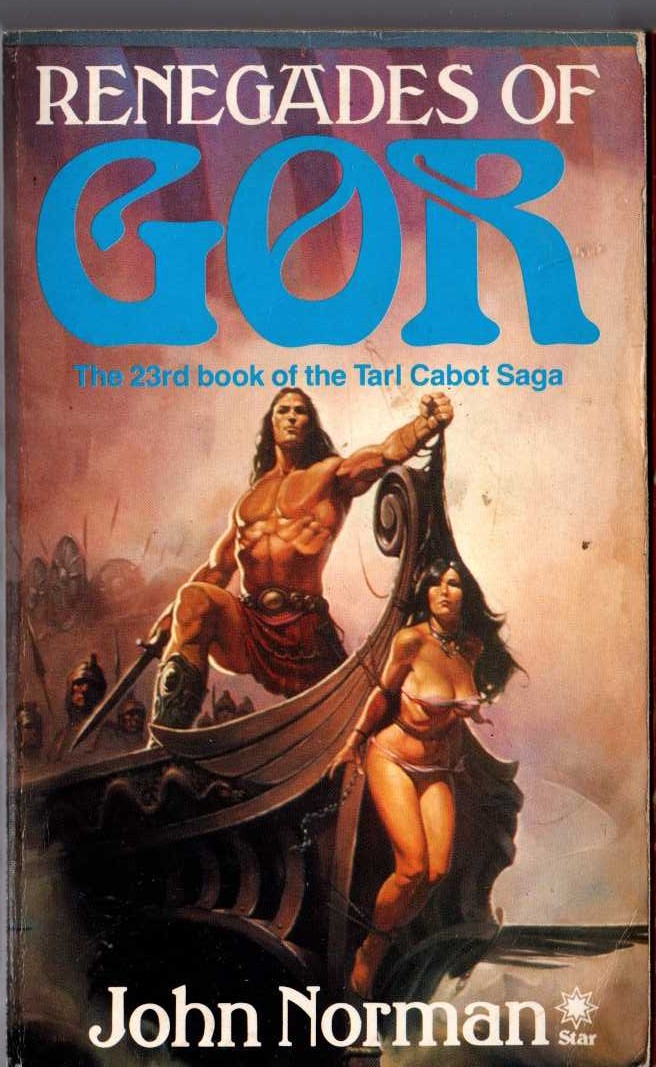 John Norman  RENEGADES OF GOR front book cover image