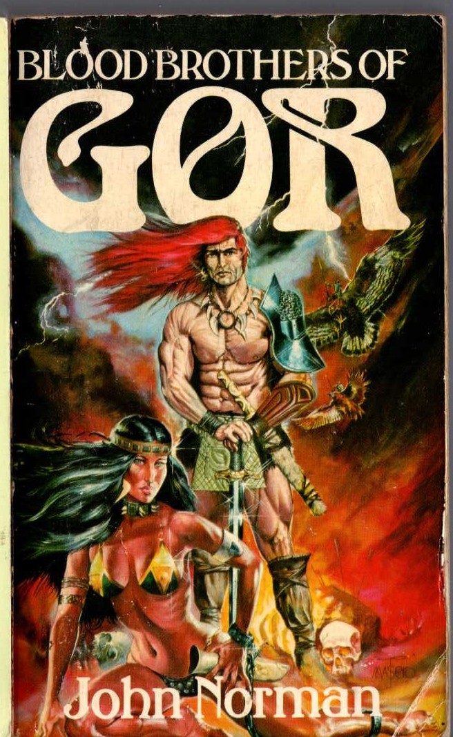 John Norman  BLOOD BROTHERS OF GOR front book cover image