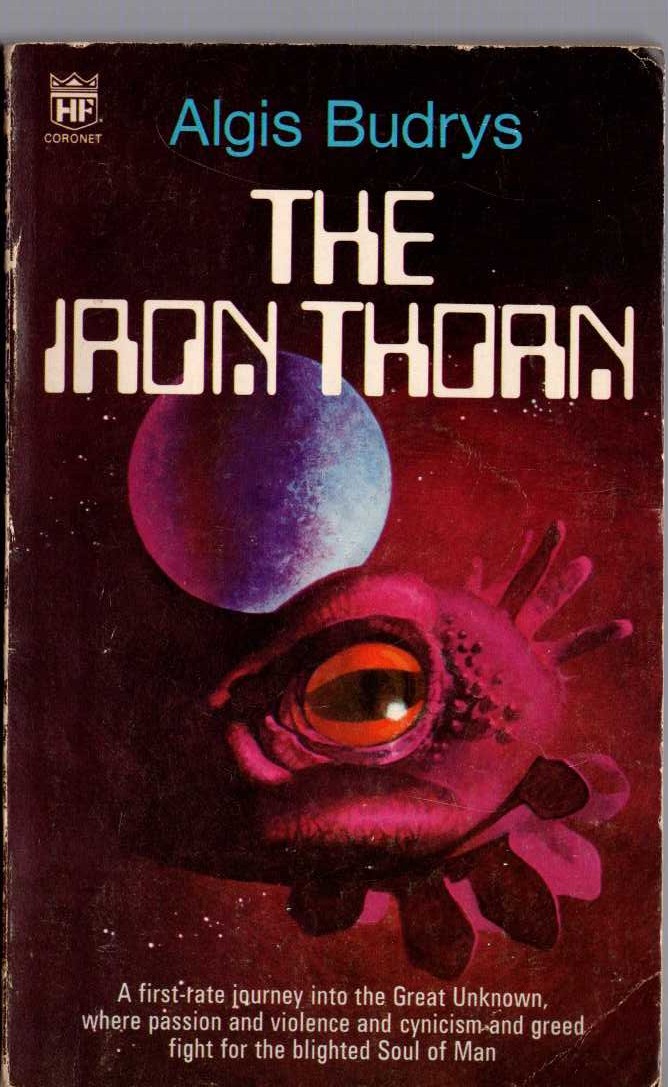 Algis Budrys  THE IRON THORN front book cover image