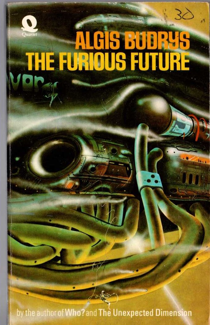 Algis Budrys  THE FURIOUS FUTURE front book cover image