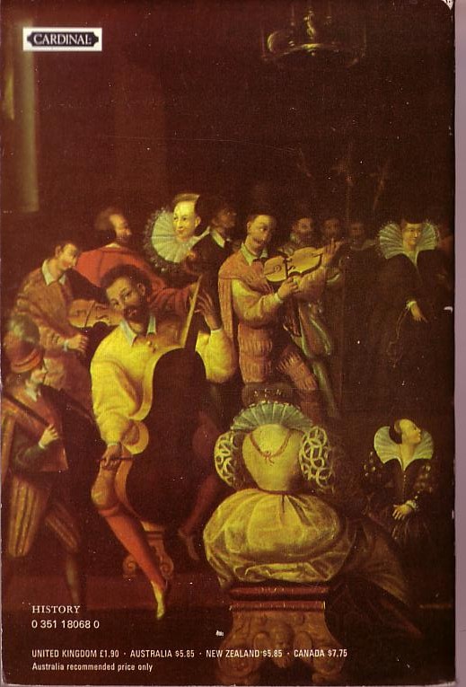 A.L. Rowse  THE ELIZABETHAN RENAISSANCE: The Cultural Achievement magnified rear book cover image