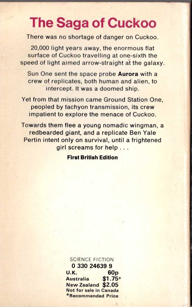 Frederik Pohl  FARTHEST STAR magnified rear book cover image