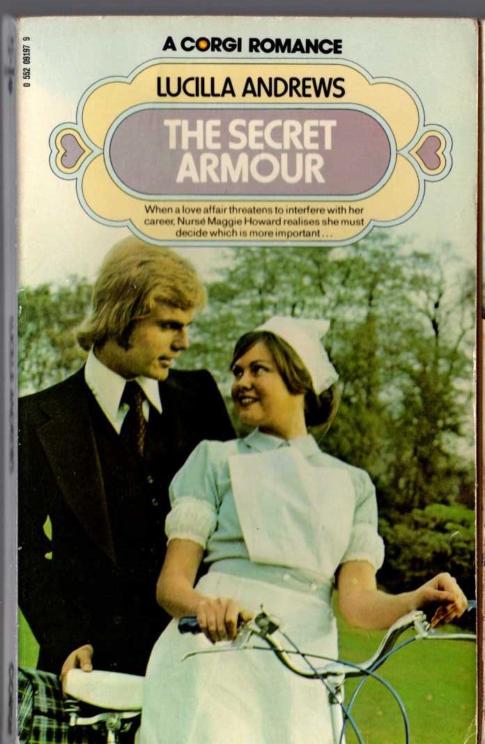 Lucilla Andrews  THE SECRET ARMOUR front book cover image