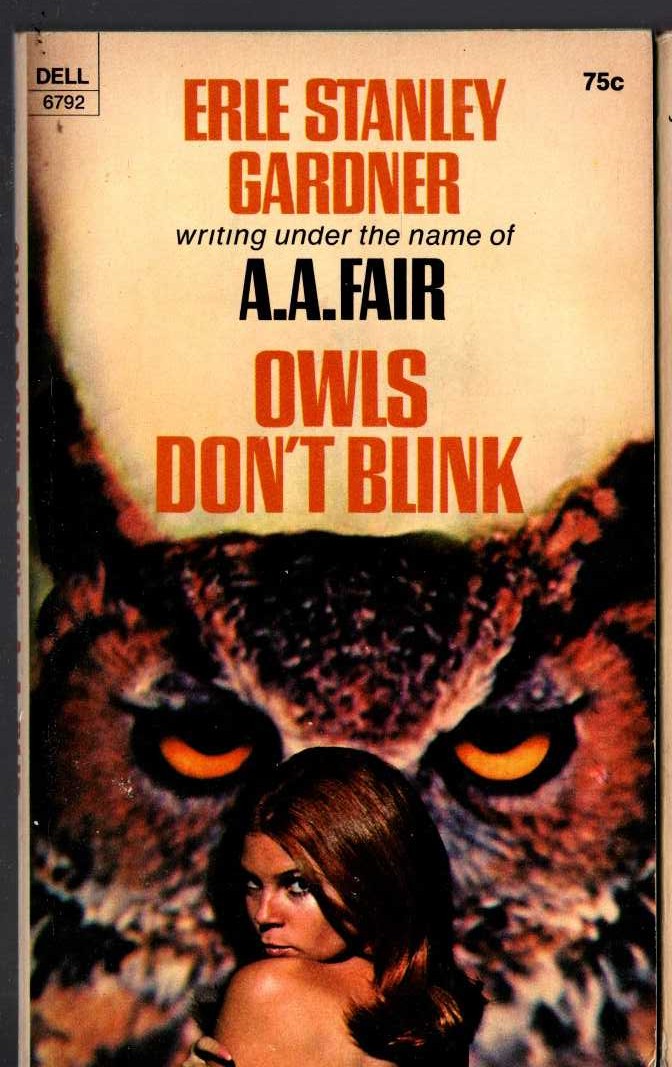 A.A. Fair  OWLS DON'T BLINK front book cover image