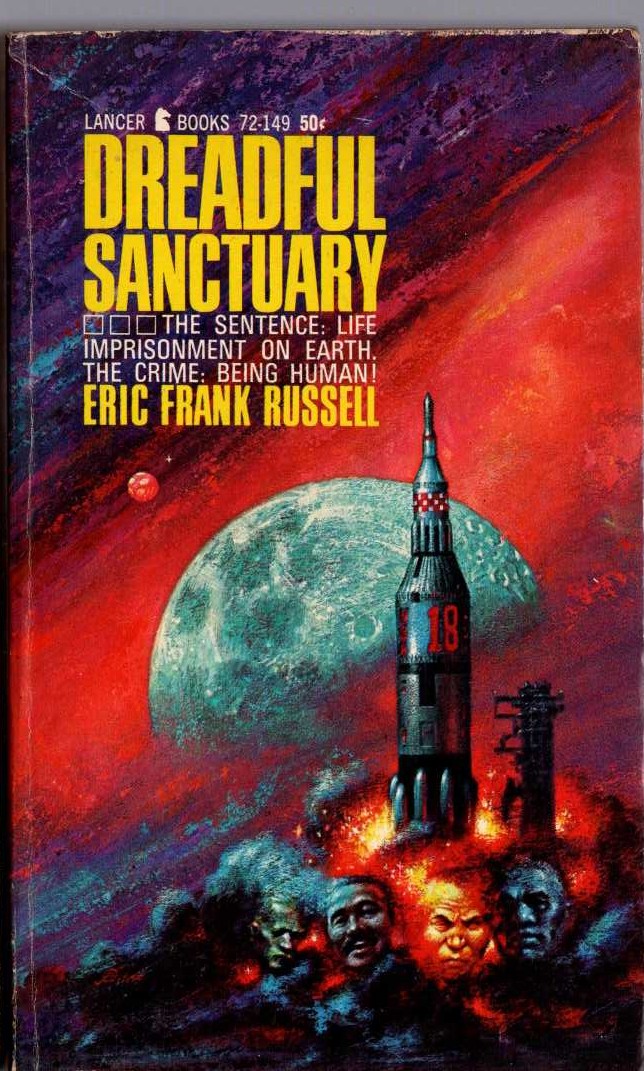 Eric Frank Russell  DREADFUL SANCTUARY front book cover image