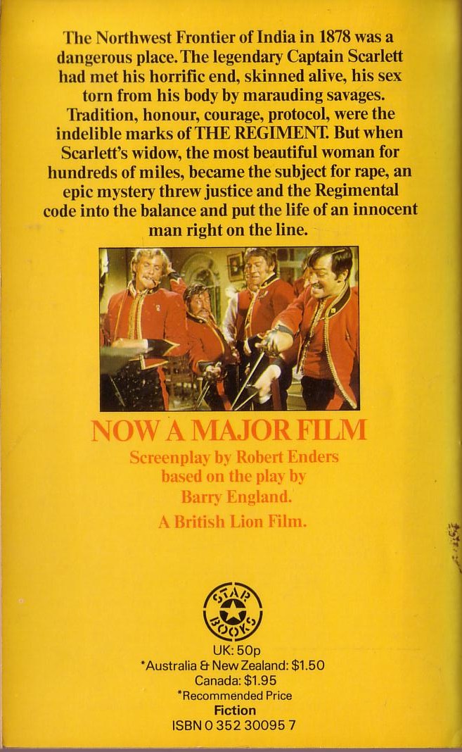 Rupert Croft-Cooke  CONDUCT UNBECOMING (Michael York..) magnified rear book cover image