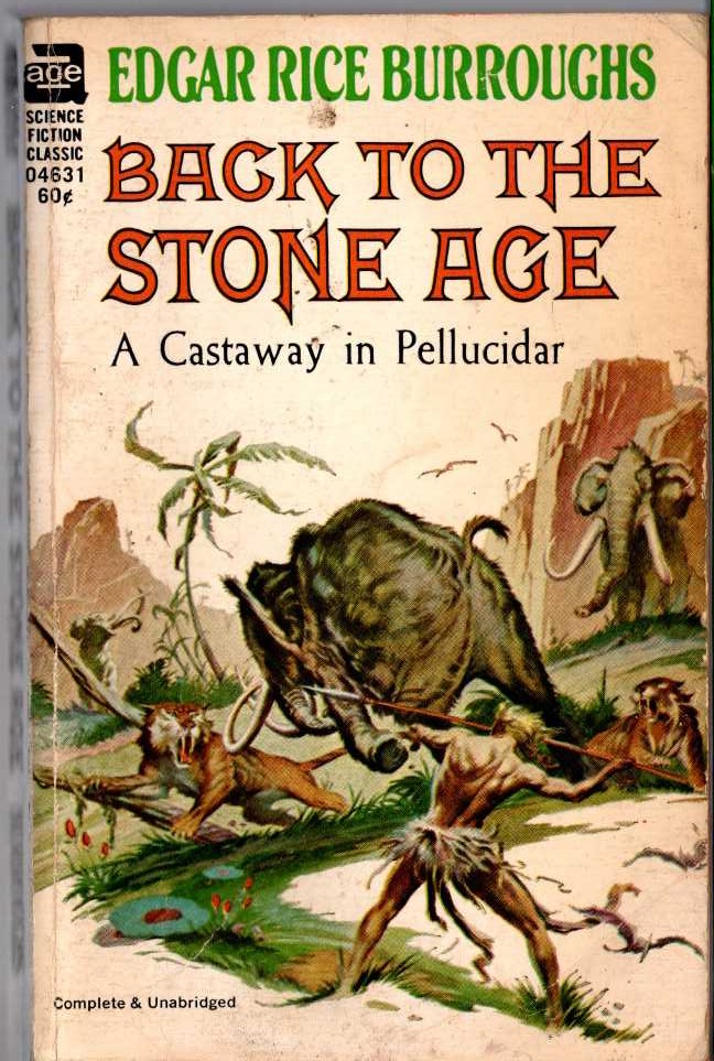Edgar Rice Burroughs  BACK TO THE STONE AGE front book cover image