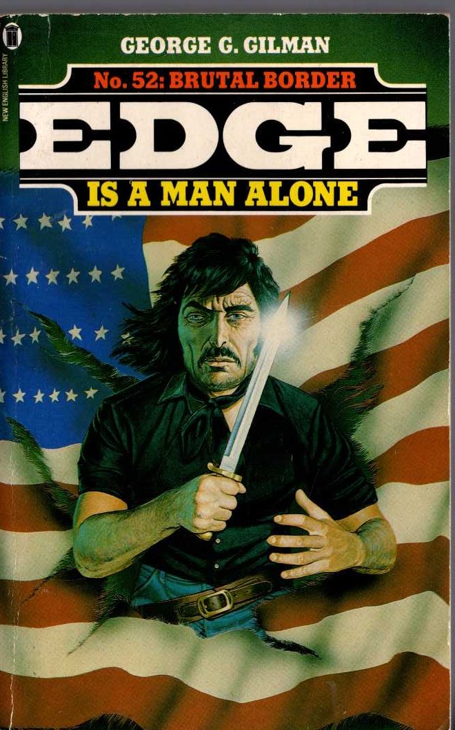 George G. Gilman  EDGE 52: BRUTAL BORDER front book cover image