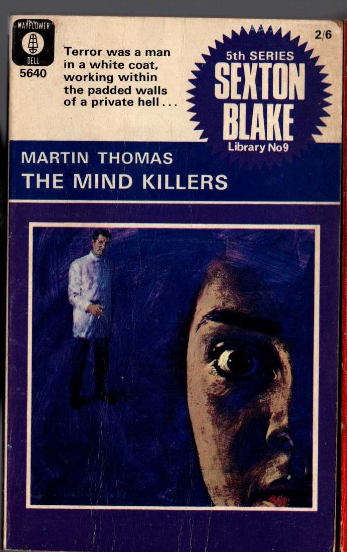 Martin Thomas  THE MIND KILLERS (Sexton Blake) front book cover image