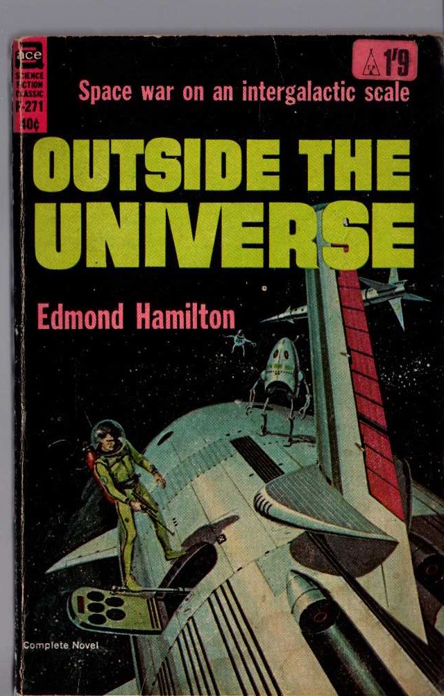 Edmond Hamilton  OUTSIDE THE UNIVERSE front book cover image