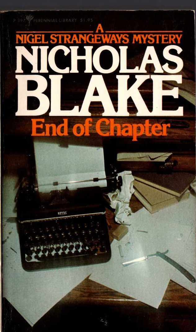 Nicholas Blake  END OF CHAPTER front book cover image